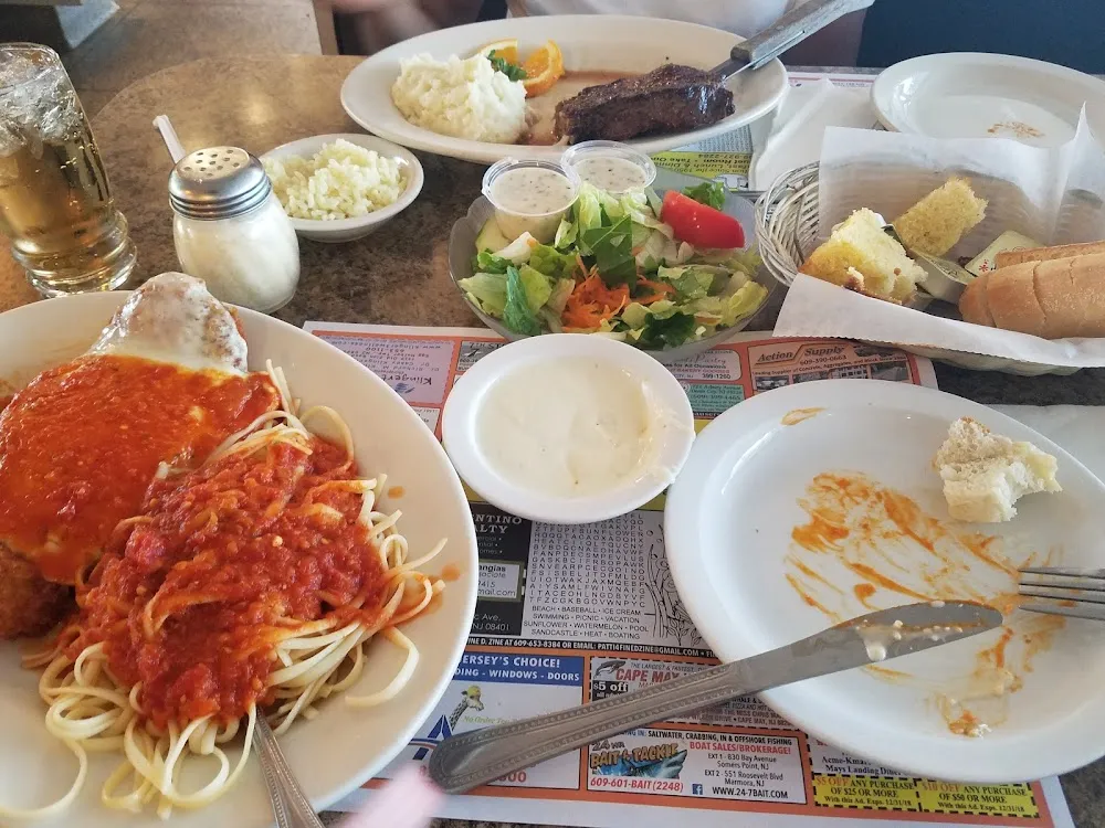 Steak and Chicken Parmigiana