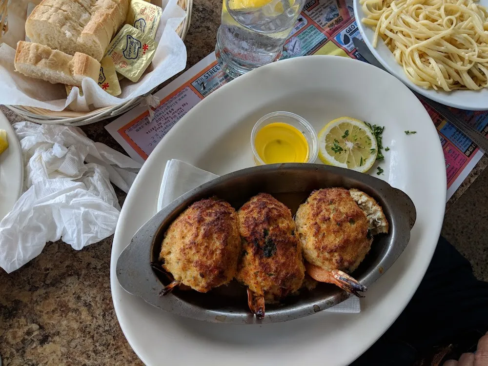 Stuffed Jumbo Shrimp Platter